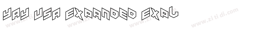 YAY USA Expanded Exp字体转换